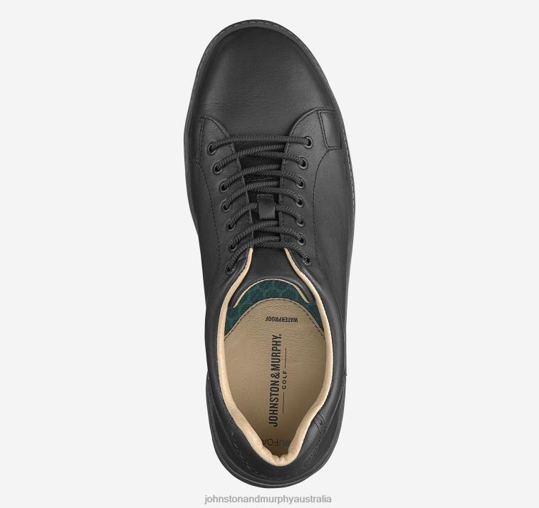 Shoes Black Full Grain XB6RX65 Johnston & Murphy Men McGuffey GL1 Hybrid Lace-To-Toe - Image 2