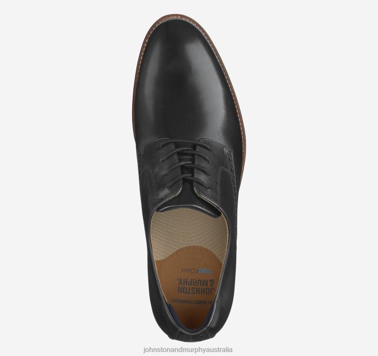 Shoes Black Full Grain XB6RX88 Johnston & Murphy Men Conard 2.0 Plain Toe - Image 2