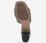 Shoes Black Glove Leather XB6RX1189 Johnston & Murphy Women Evelyn Slide - Image 5