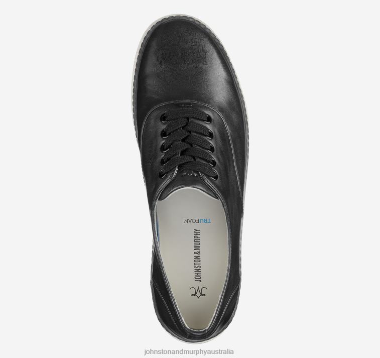 Shoes Black Glove Leather XB6RX1194 Johnston & Murphy Women Callie Oxford - Image 4