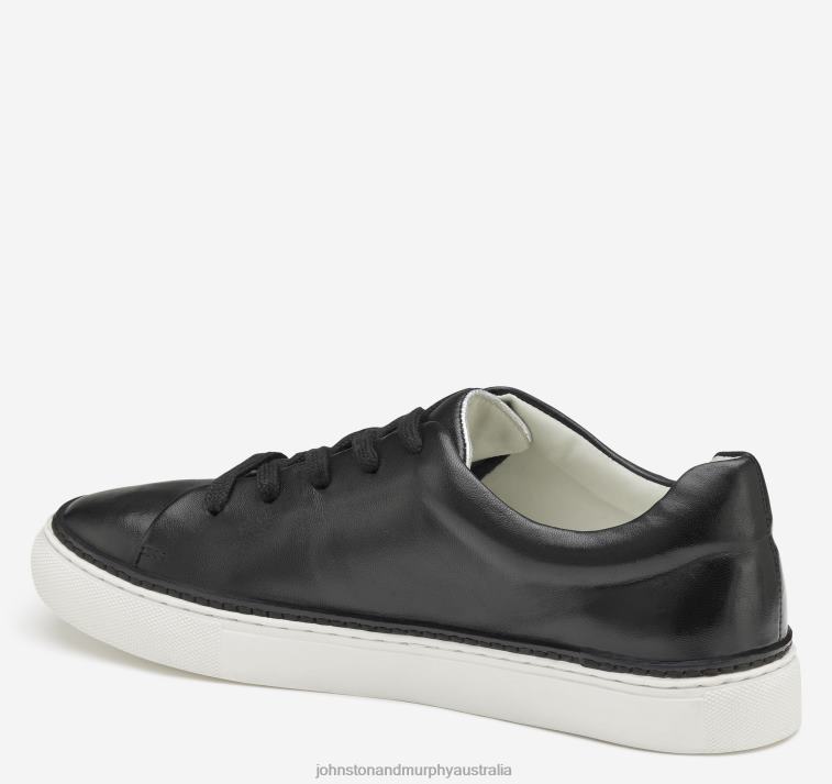 Shoes Black Glove Leather XB6RX1236 Johnston & Murphy Women Callie Lace-to-Toe - Image 2