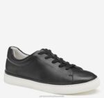 Shoes Black Glove Leather XB6RX1236 Johnston & Murphy Women Callie Lace-to-Toe