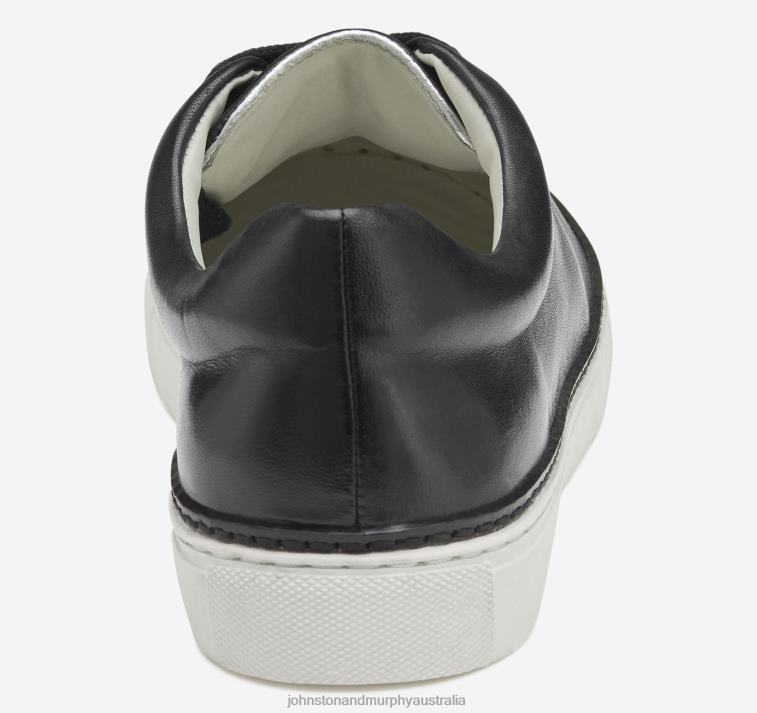 Shoes Black Glove Leather XB6RX1236 Johnston & Murphy Women Callie Lace-to-Toe - Image 3