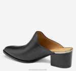 Shoes Black Italian Calfskin XB6RX1239 Johnston & Murphy Women Trista Mule - Image 2