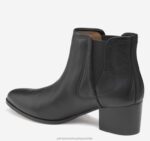Shoes Black Italian Calfskin XB6RX1254 Johnston & Murphy Women Trista Chelsea - Image 2