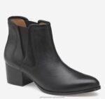 Shoes Black Italian Calfskin XB6RX1254 Johnston & Murphy Women Trista Chelsea
