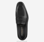 Shoes Black Italian Calfskin XB6RX232 Johnston & Murphy Men Ellsworth Penny - Image 2