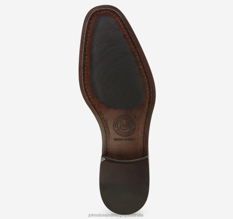 Shoes Black Italian Calfskin XB6RX232 Johnston & Murphy Men Ellsworth Penny - Image 4