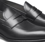 Shoes Black Italian Calfskin XB6RX232 Johnston & Murphy Men Ellsworth Penny - Image 5