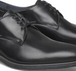 Shoes Black Italian Calfskin XB6RX249 Johnston & Murphy Men Flynch Plain Toe - Image 5