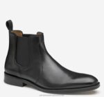 Shoes Black Italian Calfskin XB6RX318 Johnston & Murphy Men Meade Chelsea Boot
