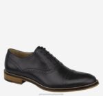 Shoes Black Italian Calfskin XB6RX77 Johnston & Murphy Men Conard Cap Toe