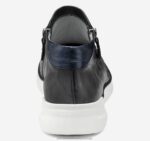 Shoes Black Italian Washed Sheepskin XB6RX1258 Johnston & Murphy Women Emery Zip Bootie - Image 3