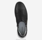 Shoes Black Italian Washed Sheepskin XB6RX1258 Johnston & Murphy Women Emery Zip Bootie - Image 4