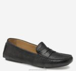 Shoes Black Italian Washed Sheepskin XB6RX1270 Johnston & Murphy Women Maggie Penny