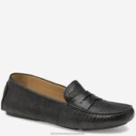 Shoes Black Italian Washed Sheepskin XB6RX1270 Johnston & Murphy Women Maggie Penny