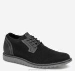 Shoes Black Knit/Camo-Embossed Leather XB6RX40 Johnston & Murphy Men Duncan Knit Plain Toe