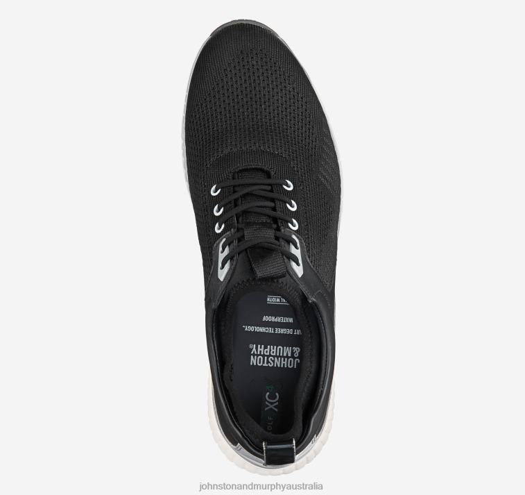 Shoes Black Knit/Full Grain XB6RX341 Johnston & Murphy Men XC4 H2-Sport Hybrid - Image 2