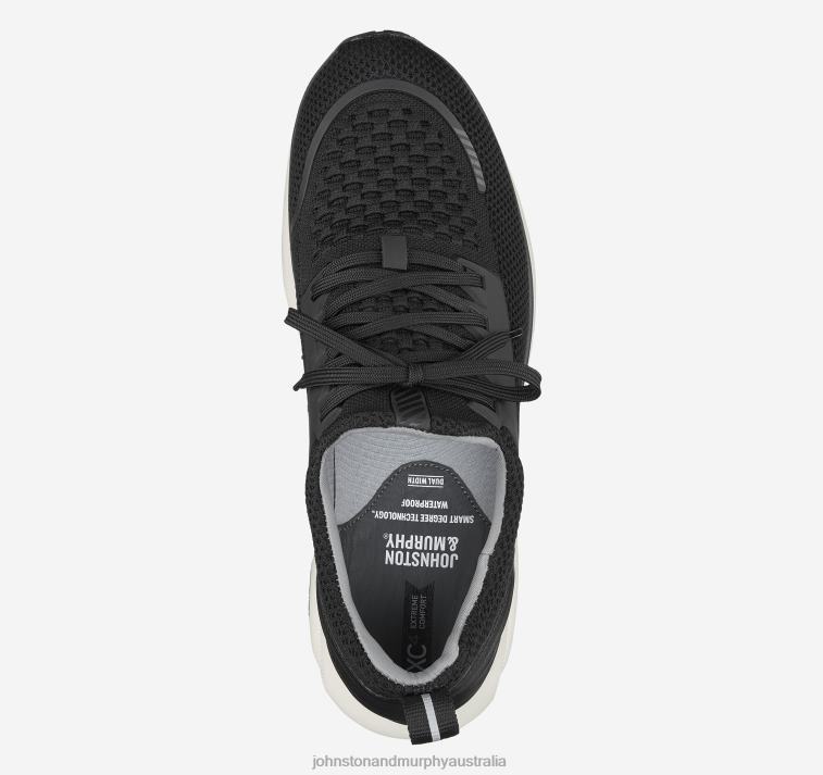 Shoes Black Knit/Full Grain XB6RX66 Johnston & Murphy Men XC4 TR1-Sport Hybrid - Image 2