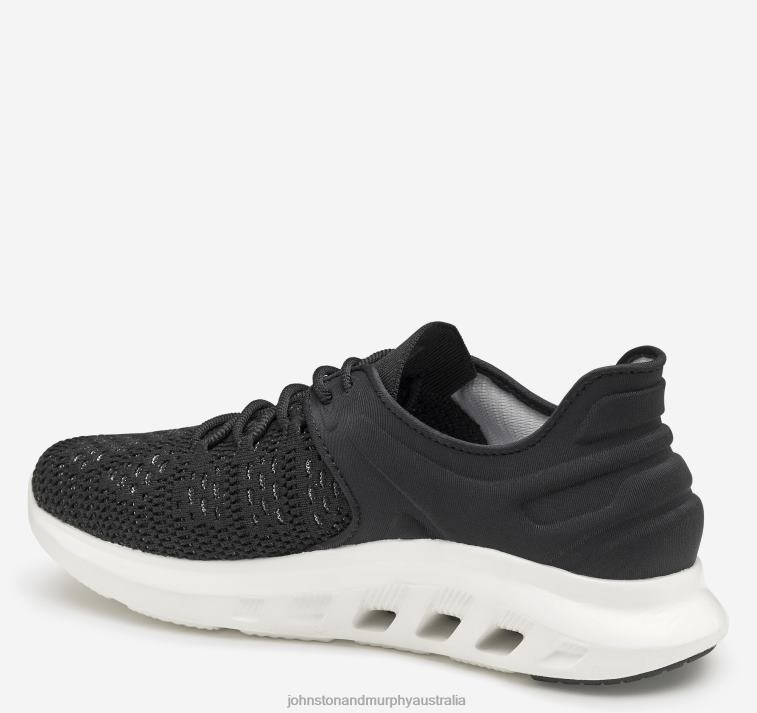 Shoes Black Knit/Nylon XB6RX1221 Johnston & Murphy Women Activate Knit U-Throat - Image 2
