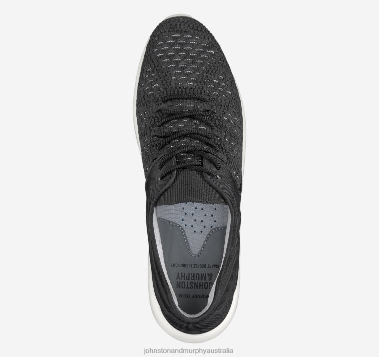 Shoes Black Knit/Nylon XB6RX1221 Johnston & Murphy Women Activate Knit U-Throat - Image 4
