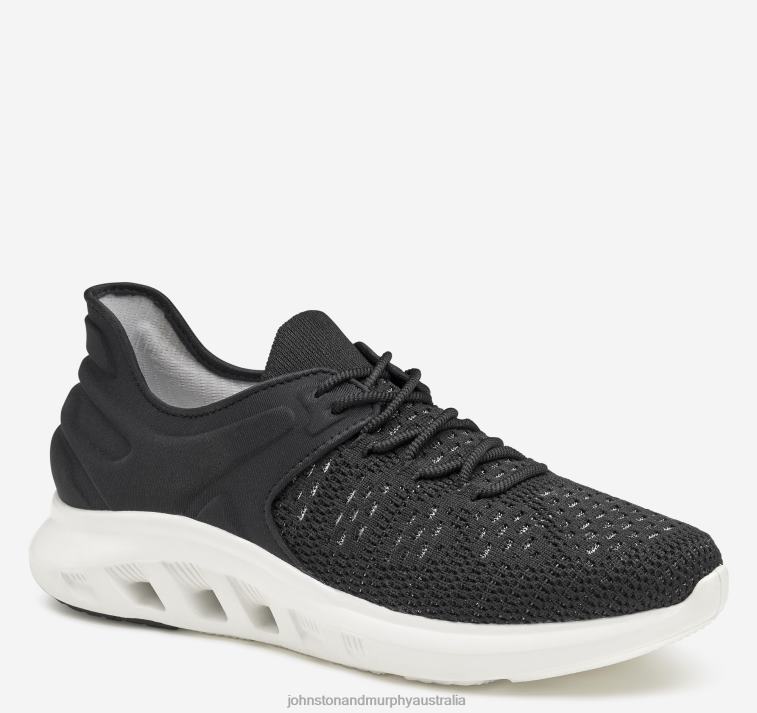 Shoes Black Knit/Nylon XB6RX1221 Johnston & Murphy Women Activate Knit U-Throat - Image 1
