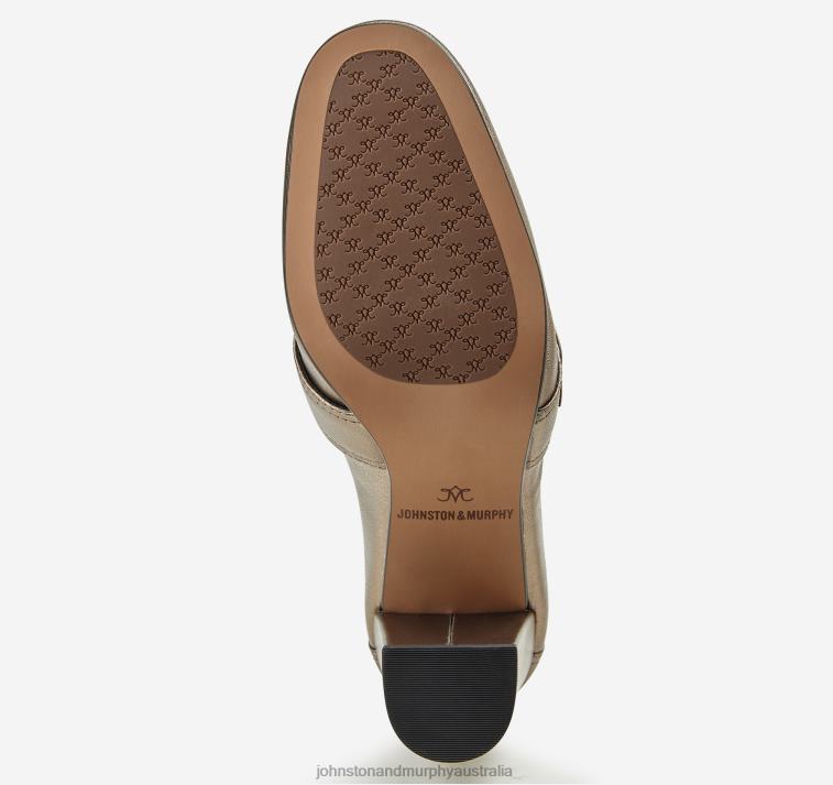 Shoes Black Patent Leather/Kid Suede XB6RX1255 Johnston & Murphy Women Charlotte Loafer - Image 5
