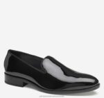 Shoes Black Patent XB6RX238 Johnston & Murphy Men Gavney Slip-On