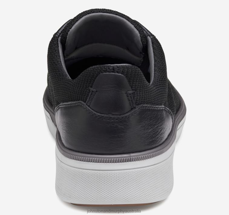 Shoes Black Recycled Knit XB6RX191 Johnston & Murphy Men XC4 Foust Knit U-Throat - Image 3