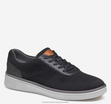 Shoes Black Recycled Knit XB6RX191 Johnston & Murphy Men XC4 Foust Knit U-Throat