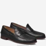 Shoes Black Sheepskin XB6RX337 Johnston & Murphy Men Baldwin Penny