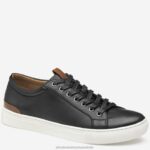 Shoes Black Sheepskin XB6RX96 Johnston & Murphy Men Banks Lace-to-Toe