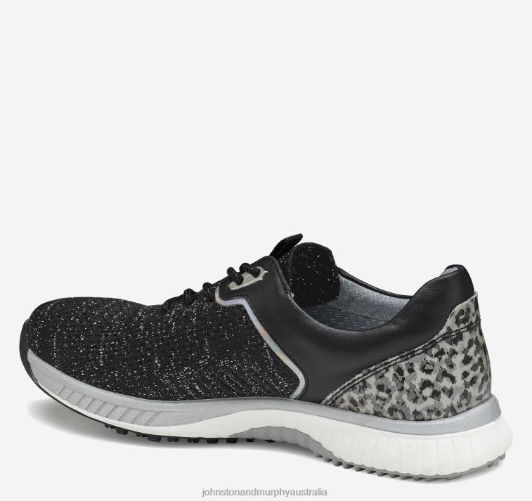 Shoes Black/Silver Waterproof Knit XB6RX1244 Johnston & Murphy Women XC4 H2-Sport Hybrid - Image 2