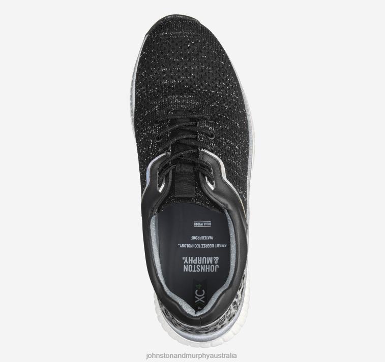 Shoes Black/Silver Waterproof Knit XB6RX1244 Johnston & Murphy Women XC4 H2-Sport Hybrid - Image 4