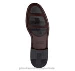 Shoes Black Smooth/Antique Mahogany Waxed XB6RX50 Johnston & Murphy Men Aragon II Kiltie Tassel - Image 2