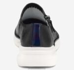 Shoes Black Washed Sheepskin XB6RX1220 Johnston & Murphy Women Emery Zip Sneaker - Image 3