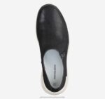 Shoes Black Washed Sheepskin XB6RX1220 Johnston & Murphy Women Emery Zip Sneaker - Image 4