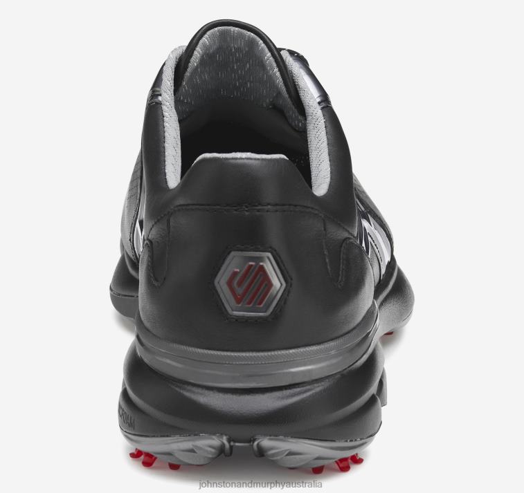 Shoes Black Waterproof Full Grain/Gray TPU XB6RX215 Johnston & Murphy Men XC4 GT2 Luxe U-Throat - Image 3