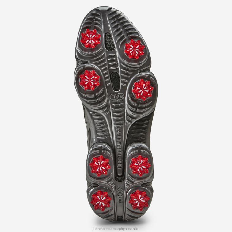 Shoes Black Waterproof Full Grain/Gray TPU XB6RX215 Johnston & Murphy Men XC4 GT2 Luxe U-Throat - Image 4
