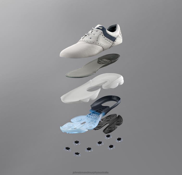 Shoes Black Waterproof Full Grain/Gray TPU XB6RX215 Johnston & Murphy Men XC4 GT2 Luxe U-Throat - Image 5