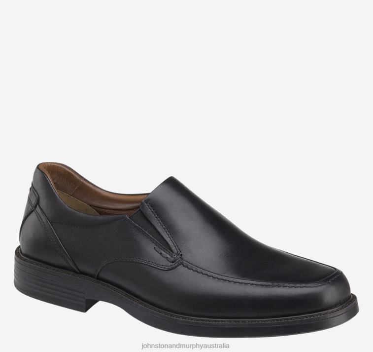 Shoes Black Waterproof Full Grain XB6RX87 Johnston & Murphy Men XC4 Stanton Moc Venetian - Image 1