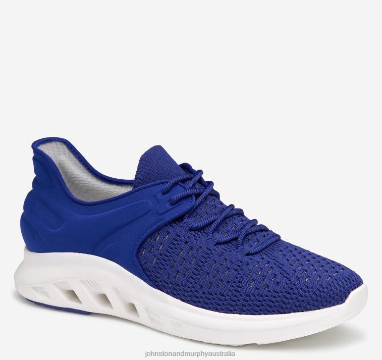 Shoes Blue Knit/Nylon XB6RX1210 Johnston & Murphy Women Activate Knit U-Throat - Image 1
