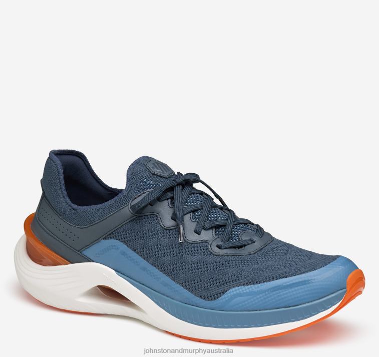 shoes_blue_navy_orange_xb6rx6_johnston_murphy_men_rt1_sport.jpg Shoes Blue/Navy/Orange XB6RX6 Johnston & Murphy Men RT1-Sport - Image 1