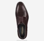 Shoes Bordeaux Italian Calfskin XB6RX323 Johnston & Murphy Men Flynn Cap Toe - Image 2