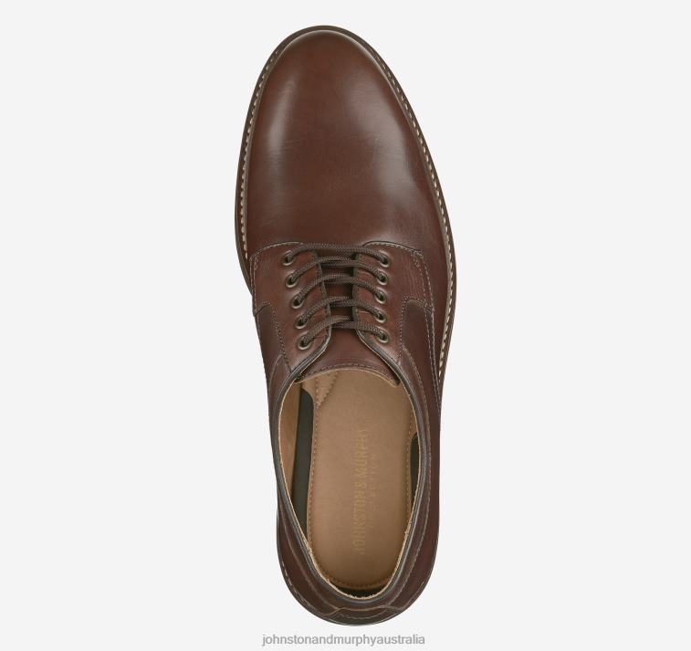Shoes Brandy Full Grain XB6RX301 Johnston & Murphy Men Welch Plain Toe - Image 2