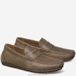 Shoes Brown American Full Grain XB6RX273 Johnston & Murphy Men Baldwin Driver Penny