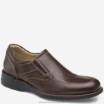 Shoes Brown Full Grain XB6RX251 Johnston & Murphy Men Shuler Moc Toe Slip-On