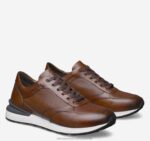 Shoes Brown Italian Calfskin XB6RX162 Johnston & Murphy Men Briggs Jogger