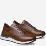 Shoes Brown Italian Calfskin XB6RX162 Johnston & Murphy Men Briggs Jogger