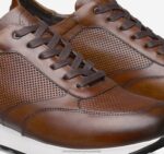 Shoes Brown Italian Calfskin XB6RX162 Johnston & Murphy Men Briggs Jogger - Image 5